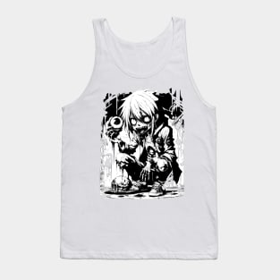 Zombie Boy [black & white] Tank Top